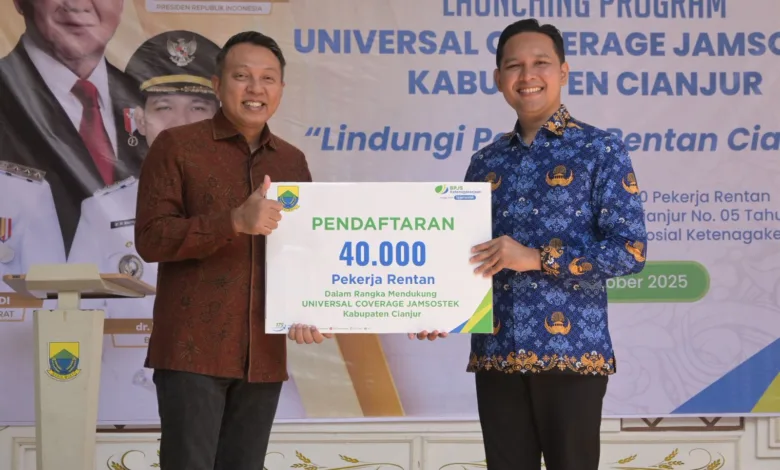 Pemkab Cianjur Luncurkan Universal Coverage Jamsostek, Targetkan 40.000 Pekerja Rentan