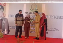 Pisah Sambut Kajari Cianjur, Dr. Kamin Titip Pesan Lanjutkan Penanganan Perkara PJU
