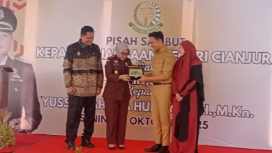 Pisah Sambut Kajari Cianjur, Dr. Kamin Titip Pesan Lanjutkan Penanganan Perkara PJU