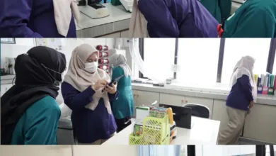 Sejumlah petugas meninjau fasilitas laboratorium dan ruang perawatan pasien di RSUD Cimacan.