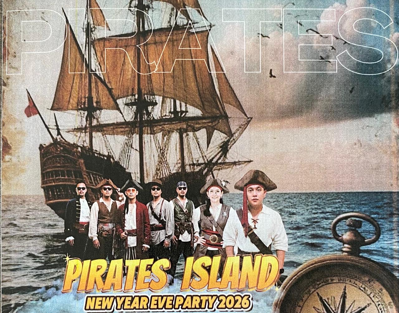 "Pirates Island". Konsep unik ini diusung untuk menyemarakkan pesta malam pergantian tahun 2026 di kawasan Palabuhan Ratu.