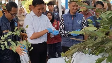 Kepala BNN Kabupaten Cianjur bersama perwakilan unsur TNI, Polri, dan Bupati Cianjur Mohammad Wahyu Ferdian. (foto: Istimewa)