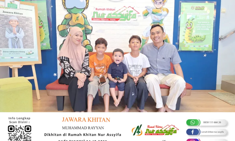 Rumah Khitan Nur Assyifa Cianjur Ajak Orangtua Manfaatkan Waktu Jelang Musim Libur Sekolah