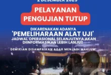 Layanan pengujian kendaraan bermotor (Uji KIR) Dishub Cianjur tutup sementara mulai 25 November hingga 2 Desember 2025