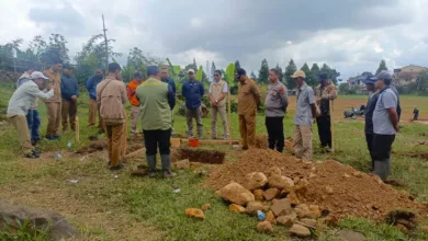 Dapat Kucuran Dana Pemda, Pemdes Cimacan Bangun GOR bagi Masyarakat