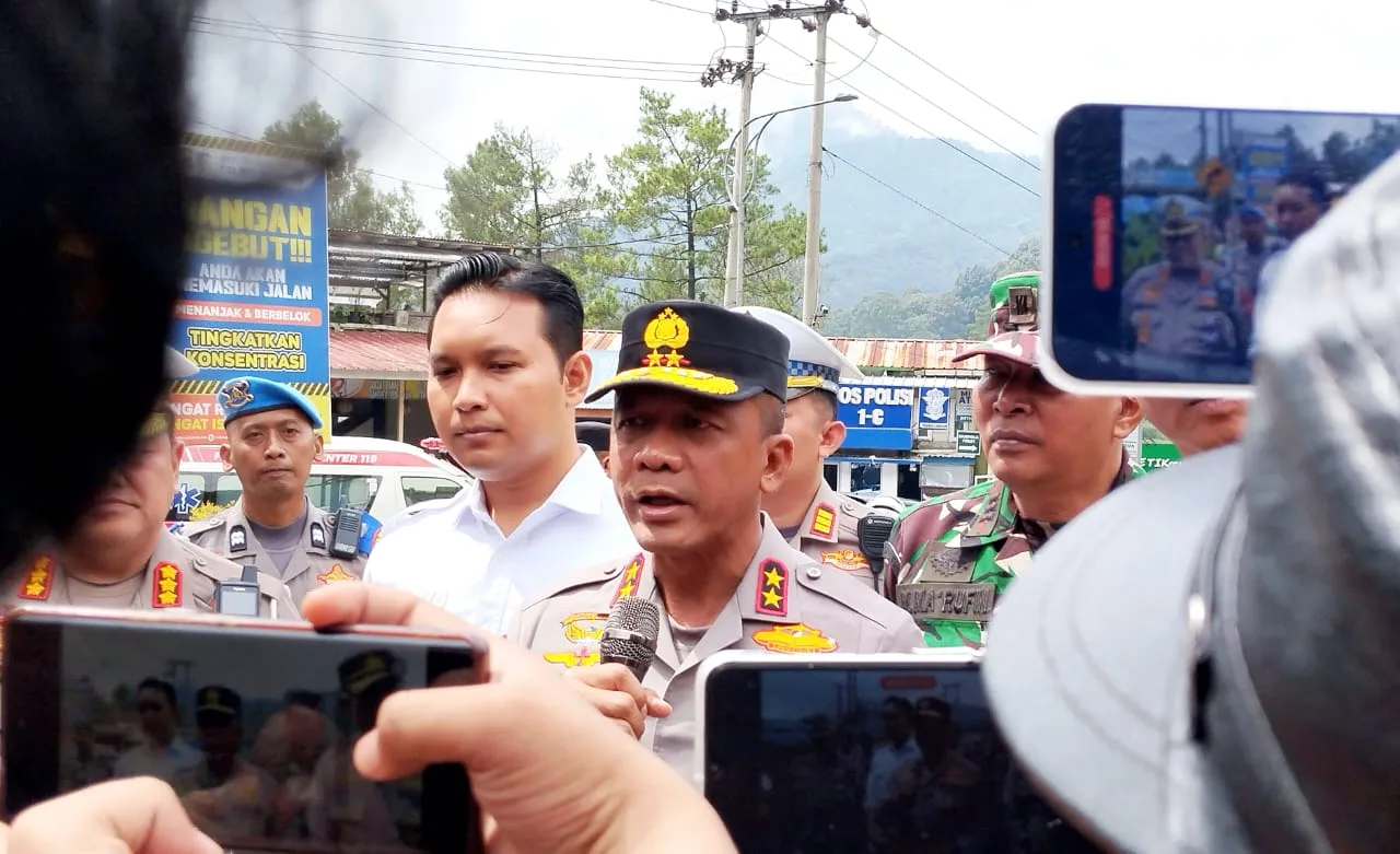 Kapolda Jabar Soroti Empat Titik Kerawanan Jalur Jelang Nataru di Cianjur: Layani Sesuai SOP