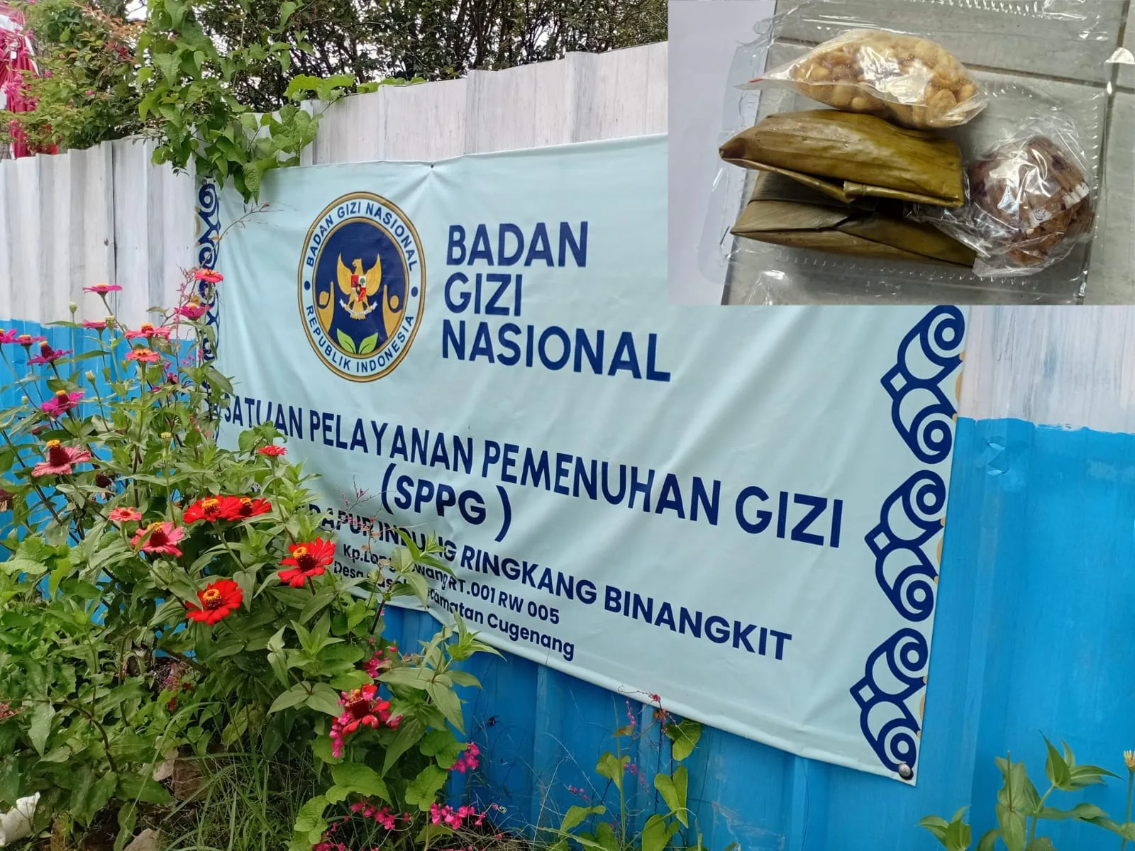 Lontong Isi Ayam Menu MBG di Gasol Diduga Basi, Warga: 'Ada-ada Aja Ngasih yang Begini'