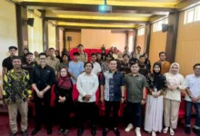 Suasana Roadshow menuju Muscab VII BPC HIPMI Cianjur di Aula Pascasarjana Universitas Suryakancana (Unsur), Selasa (9/12).