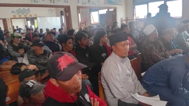 Ratusan Warga Desa Benjot Cugenang Tolak Pembukaan Kandang Ayam