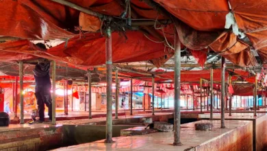 Los daging sapi di Pasar Induk Cianjur tampak kosong tanpa aktivitas jual beli akibat aksi mogok pedagang selama dua hari, 25–26 Januari 2026, sebagai bentuk protes atas melonjaknya harga daging hingga Rp150.000 per kilogram. Foto: Istimewa