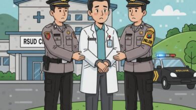 Ilustrasi: Seorang dokter berstatus Pegawai Pemerintah dengan Perjanjian Kerja (PPPK) di salah satu rumah sakit umum daerah di Kabupaten Cianjur, Jawa Barat, ditahan aparat kepolisian atas dugaan pemalsuan status pernikahan dalam akta nikah.