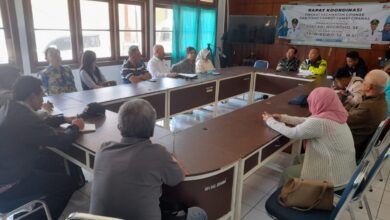 Pertemuan mediasi terkait pembangunan dapur program Makan Bergizi Gratis (MBG) di kawasan Villa Cherry Palasari,