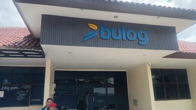Kantor Bulog Cabang Cianjur. Stok beras yang dikelola Bulog Cianjur mencapai sekitar 20 ribu ton dan dipastikan aman untuk memenuhi kebutuhan masyarakat menjelang Idul Fitri 2026. Foto: Fauzi/Cianjurupdate