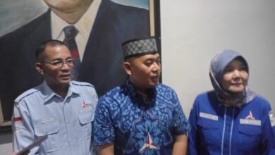Wakil Sekretaris Jenderal DPP Partai Demokrat, Agust Jovan Latuconsina, menghadiri kegiatan buka puasa bersama jajaran pengurus Demokrat di Kabupaten Cianjur, Sabtu (14/3/2026). Dalam kegiatan tersebut, Demokrat melakukan konsolidasi sekaligus evaluasi hasil Pemilu 2024 serta menargetkan kembali perolehan kursi DPR RI dari daerah pemilihan Jawa Barat III. Foto: Fauzi/Cianjurupdate