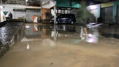 Banjir melanda wilayah Cianjur pada Minggu malam (5/4/2026). Air yang sempat mencapai ketinggian signifikan membuat aktivitas warga terganggu dan sejumlah rumah terdampak. Foto: Istimewa