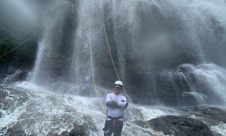 Curug Cikondang tawarkan keindahan alam sekaligus canyoneering satu-satunya di Kabupaten Cianjur.