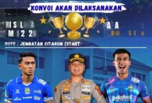 Polres Cianjur bakal menggelar acara “Mapag Jawara” untuk menyambut dua pemain Persib Bandung asal Cianjur, Kakang Rudianto dan Robi Darwis, usai membawa Maung Bandung juara BRI Super League 2025/2026. Foto: Istimewa