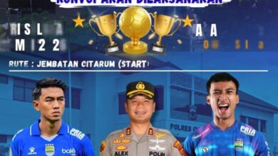 Polres Cianjur bakal menggelar acara “Mapag Jawara” untuk menyambut dua pemain Persib Bandung asal Cianjur, Kakang Rudianto dan Robi Darwis, usai membawa Maung Bandung juara BRI Super League 2025/2026. Foto: Istimewa