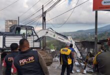 Penertiban puluhan kios liar di kawasan Jalur Puncak 1, Cianjur, Rabu (27/5/2026). Foto: Rendi/CianjurUpdate