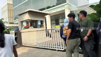 Suasana kantor BGN di Jakarta Pusat saat digeledah Kejaksaan Agung, Rabu (3/6/2026). (Suara.com/Lilis)