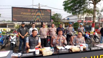 Polres Cianjur berhasil mengungkap sindikat pencurian kendaraan bermotor (curanmor) yang beraksi di sejumlah wilayah Kabupaten Cianjur. Foto: Fauzi/Cianjurupdate