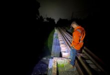 Pascagempa M 3,4 Cianjur, perjalanan KA Siliwangi sempat dihentikan sementara untuk pemeriksaan jalur. Foto: Istimewa