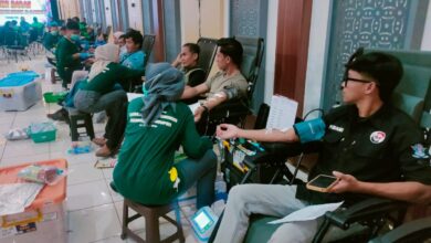 Polres Cianjur bersama Pemkab Cianjur menggelar kegiatan donor darah massal. Foto: Istimewa